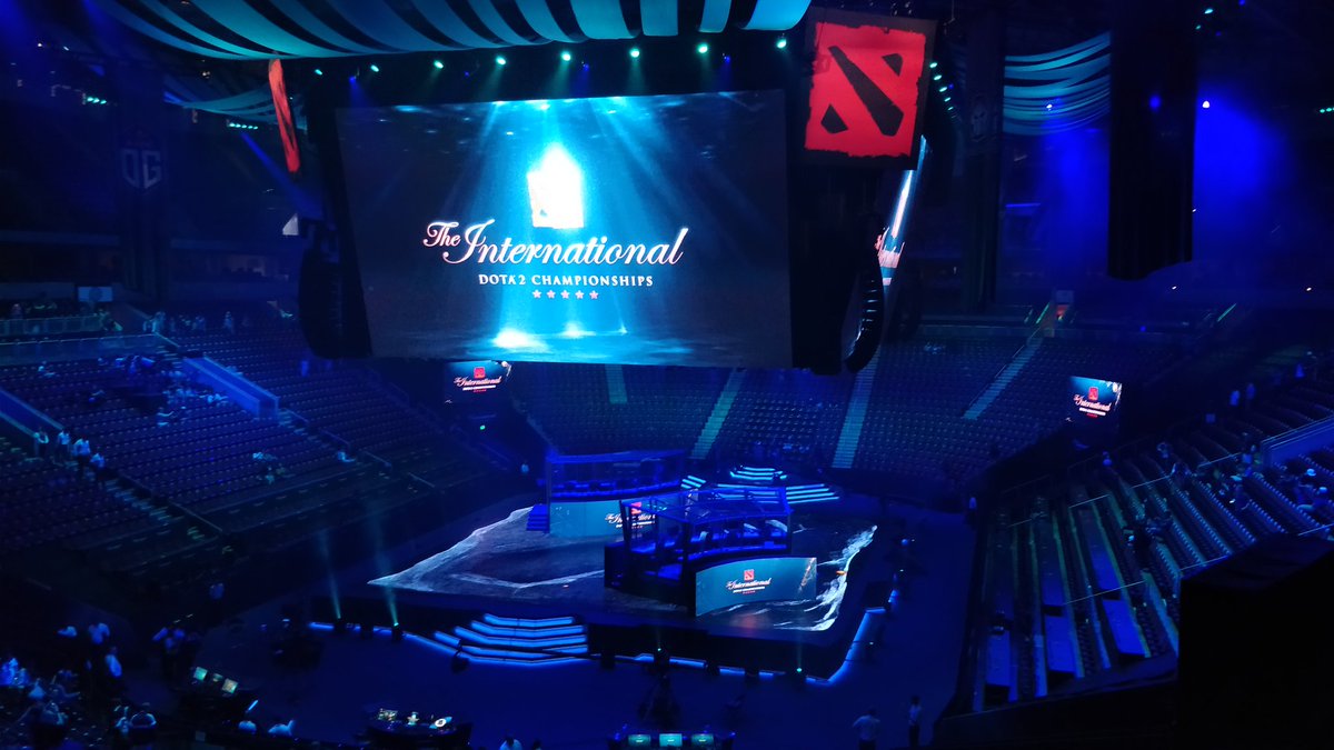TobiWanDOTA's tweet photo. The KeyArena is filling up getting ready for a kick ass opening ceremony! You will not want to miss this! https://t.co/U4ZZAM1orK
