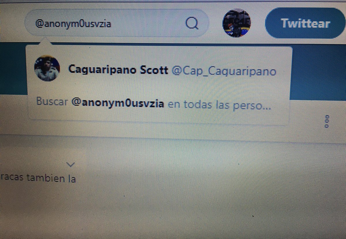 Korrecaminos76's tweet photo. Atención @NicolasMaduro la cuenta @Cap_Caguaripano es falsa, esa cuenta fue creada en 2011 bajo el nombre @anonym0usvzia https://t.co/LYQMLySAbQ