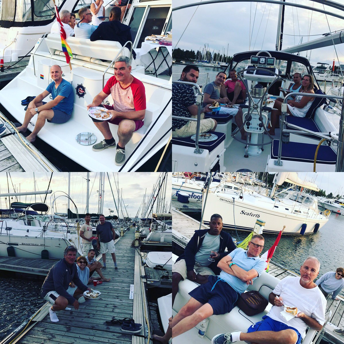 TOgaysailing's tweet photo. Terrific #TGSC #dockparty at @PortCreditYacht - thanks for welcoming our members and thanks to our party hosts! https://t.co/MjAg7peqa8