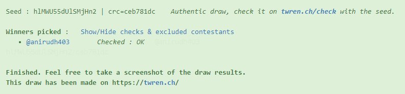 csgo_dose's tweet photo. The P90 Grim winner is @anirudh403. Congratulations! You have 24h to DM us your trade link. https://t.co/X2ppltfjIq