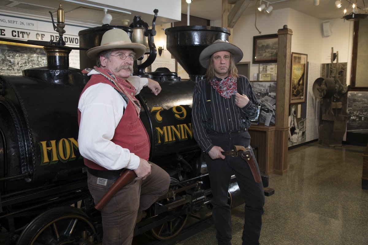 AdamsMuseumHous's tweet photo. The Adams Museum is a must see while in Deadwood!  Open 9-5 daily.  @DeadwoodSD https://t.co/xHOrKH1Qrn