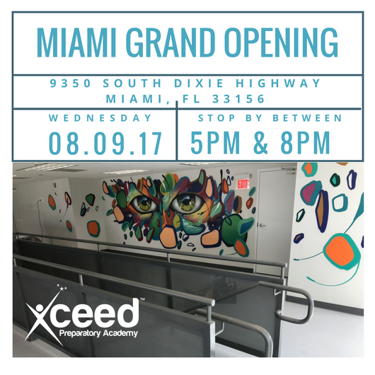 xceedprep's tweet photo. Come check out our amazing Miami facility this Wednesday, August 9th! We will be there from 5pm to 8pm. We can't wait to see you then! https://t.co/Nw6QpVhV2p