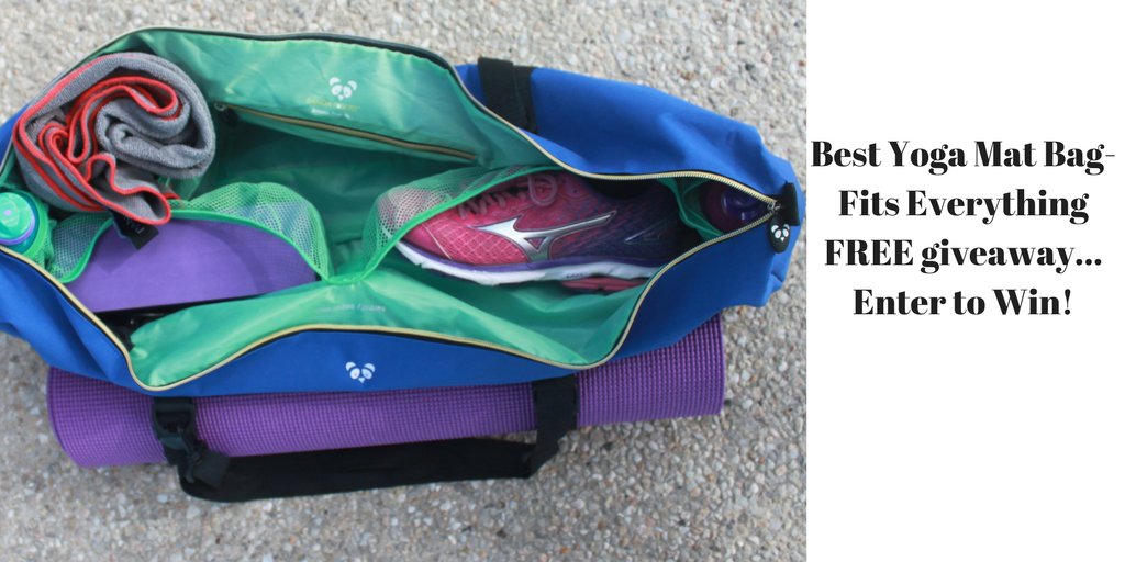 Fab yoga bag has plenty of pockets and space to organize your gear plus fit your yoga mat! Enter to win!  bit.ly/2vt27UO  #yogabag