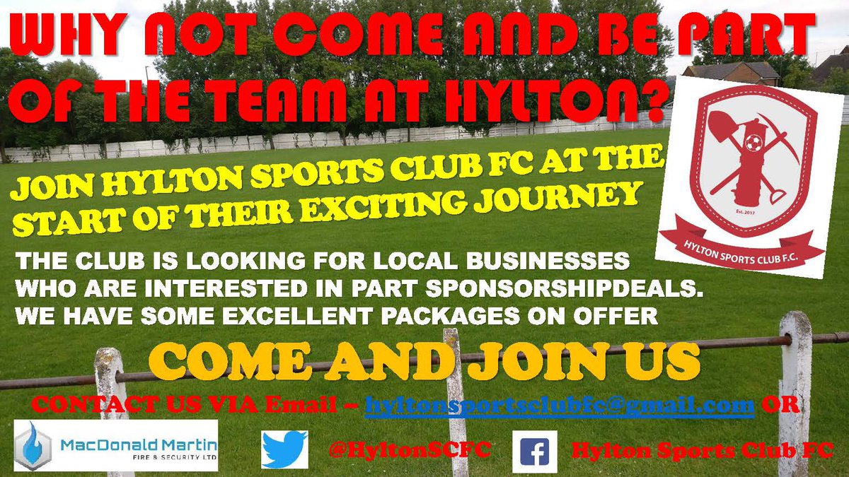 Anyone looking to support and sponsor a local Saturday football team playing in the Durham Alliance league?