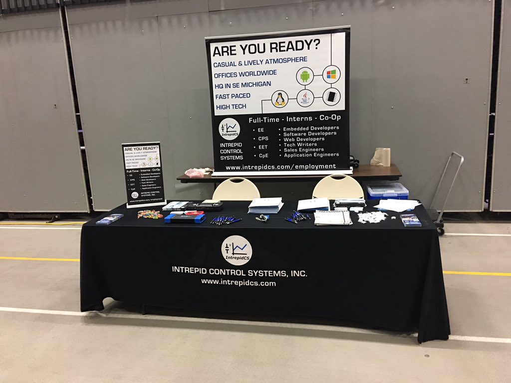 IntrepidControl's tweet photo. We are at #SAE #CyberAuto Challenge this week. Come stop by our table #carhacking #internship https://t.co/0NvtExuSNk