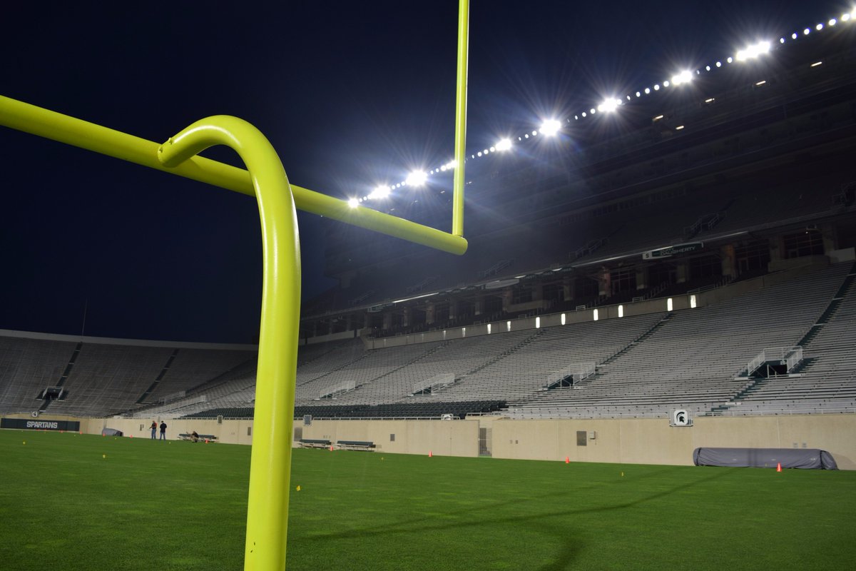 facilitiesmsu's tweet photo. For construction updates on 1855 Place, Breslin Center, Spartan Stadium lighting and more #msuconstruction ๐งWatch: https://t.co/mpfGboYybC https://t.co/OzhDcJtVYr