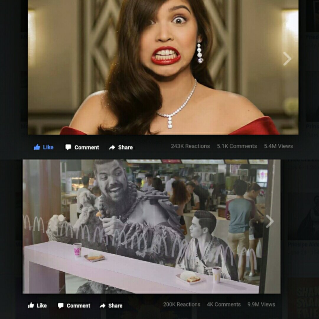 N0t1m3f0ry0u's tweet photo. @hashki1 @Guard_LILY @GoriTheCamel @MeGanoin @aldenrichards02 Naka autoview yung TVC ni Abelyn pero compare nyo rin reactions &amp; comments mas lamang kay Maine 😆 aanhin mo ang autoviews?😂 https://t.co/as7EPTmCvE