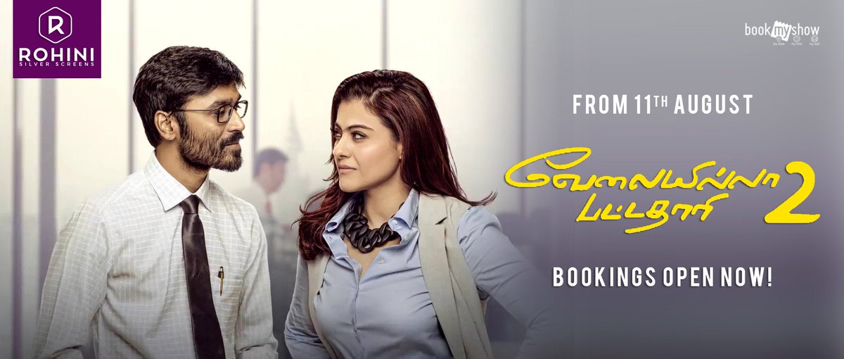 Trollvipoffl's tweet photo. #VIP2ManiaEveryWhere
#VIP2 Bookings Open Now @RohiniSilverScr ๐ ! https://t.co/vA6xzLOaWX @dhanushkraja @KajolAtUN https://t.co/1a5ZQ9IQpR