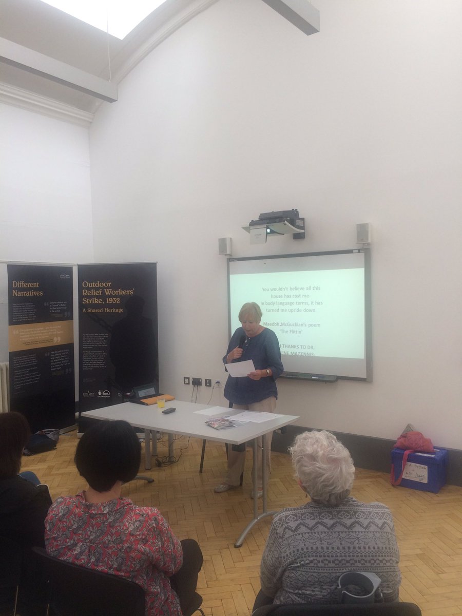 FeileBelfast's tweet image. GREAT turnout at #ShankillLibrary for the Women&apos;s Perspective on Change talk. #discussionanddebate #shankillhistory #feile17 @Kevgamblefeile