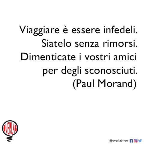 overlabnow's tweet photo. Viaggiate con noi! #Overlabnow https://t.co/GPbIJknY4S