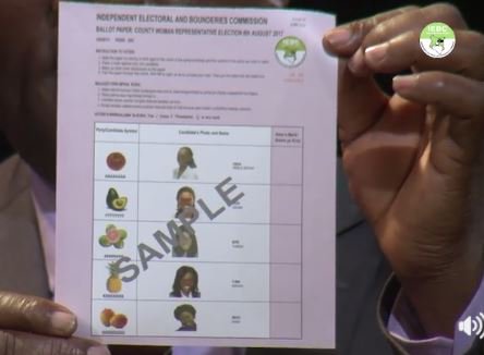 StandardKenya's tweet image. Purple ballot papers will have names of candidates vying for Woman Representative and will be cast in the fifth ballot box #VotingTips