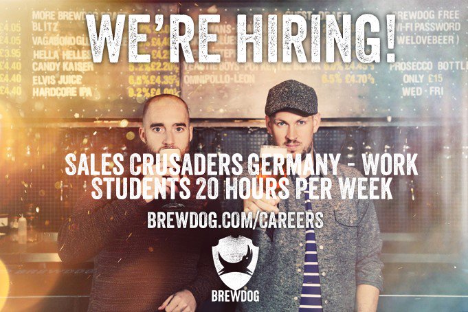 BrewDogJacob's tweet photo. Help us bring more great craft beer to Germany! Click here to apply => https://t.co/0ByYWVuGrk https://t.co/frZsrZYRs7