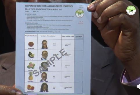 StandardKenya's tweet image. The last set of ballot papers to be issued will be for gubernatorial candidates and they are colored blue #VotingTips #KenyaDecides