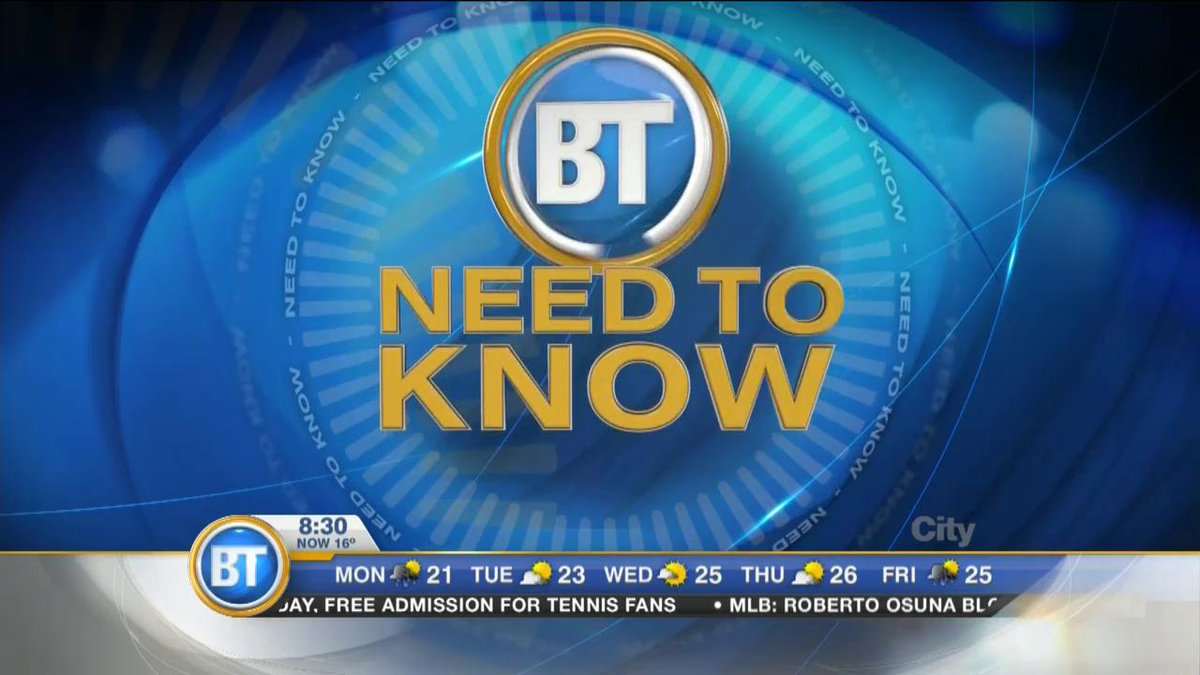 #BTMTL #needtoknow VIDEO: Your 90-second news, weather, traffic update at 8:30 https://t.co/3kkjaZPAeq