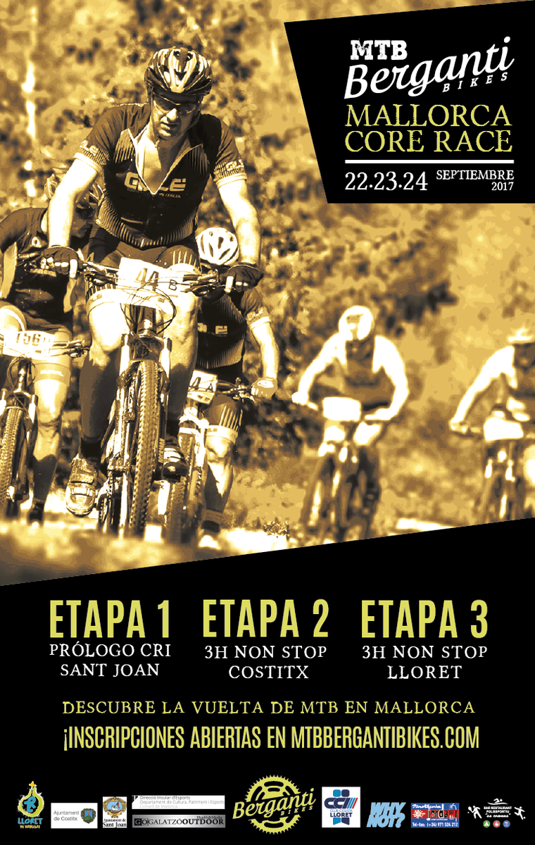 mtbberganti's tweet photo. Presentado el #MTBBergantiBikes - Mallorca Core Race: https://t.co/7moVtkdEiQ. ¡Y mañana inscripciones abiertas a precio reducido! 🚵😎 https://t.co/YL44jednts