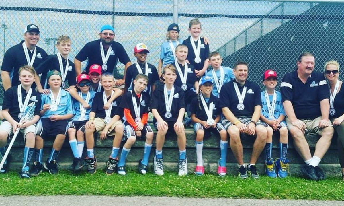 LacrosseOshawa's tweet photo. #OBKSHOUTOUT to #Peewee2 #ontariolacrossefestival silver medalist! Congrats to @KLMinorLacrosse definately a hard fought win!! https://t.co/hXxJwH5E9o