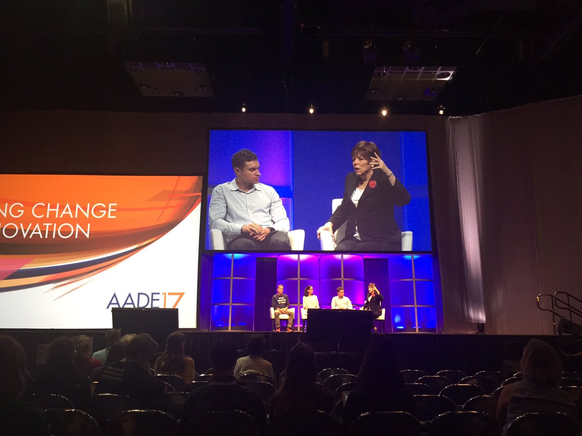 Panel rec for #diabeteseducators:engage more w tech, stretch to new areas, test apps, do something small (5 min beats 0) #AADE17