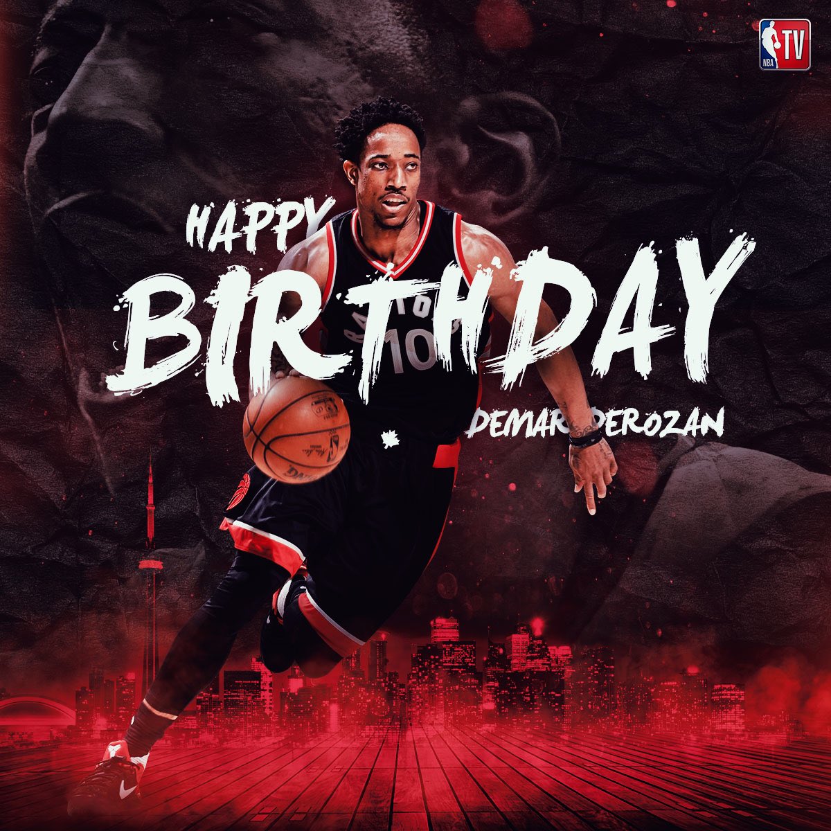 To help us wish 3x All-Star, DeMar DeRozan a Happy Birthday! 