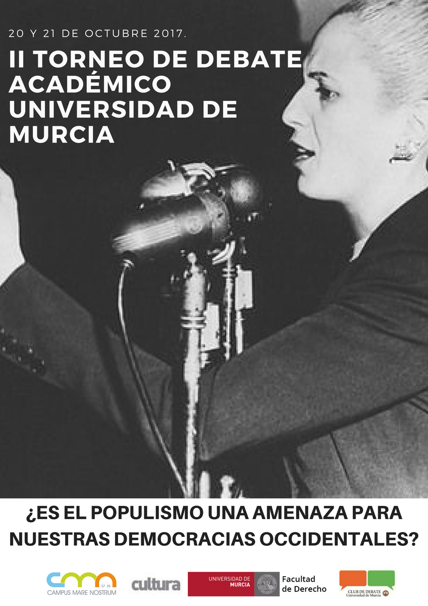 Ya tenemos cartel para nuestro II Torneo Nacional de Debate Académico que se celebrará los próximos 20 y 21 de octubre. 
#DebateUM
