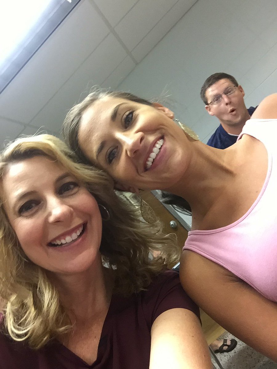 mrs_allen_hms's tweet photo. Meredith and I are breaking out! #breakoutEDU #ccpsif17 https://t.co/cKmw6Wn73w