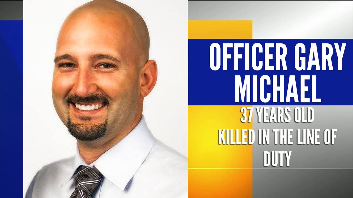 fox4kc's tweet photo. Officer Gary Michael was just 37 years old. He leaves behind a wife and step sons.   https://t.co/cnJNiN1Dfj https://t.co/3G0RZ80RiN