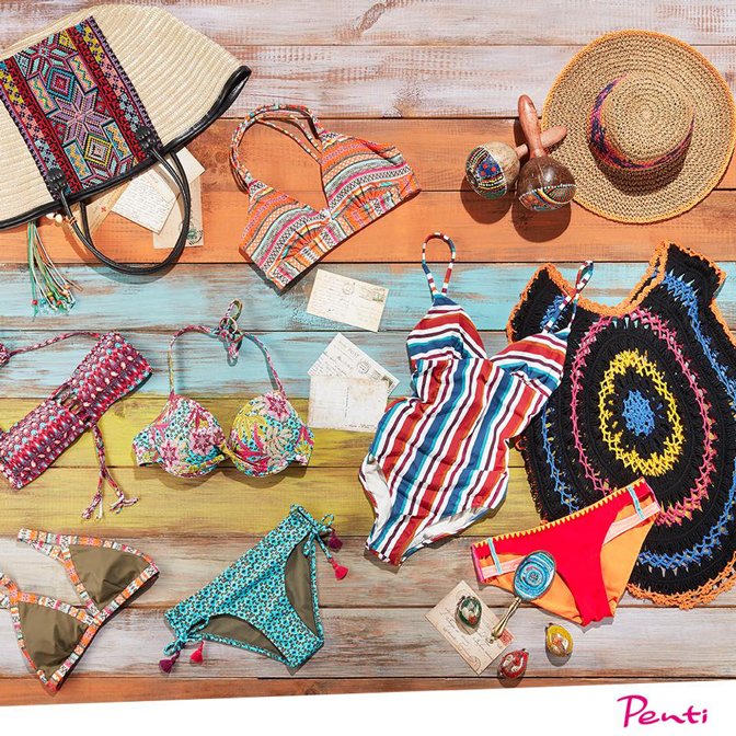 Sıcak havalarda enerjini Deepo Outlet Penti'nin renkli bikinileri ile yükselt. 😊