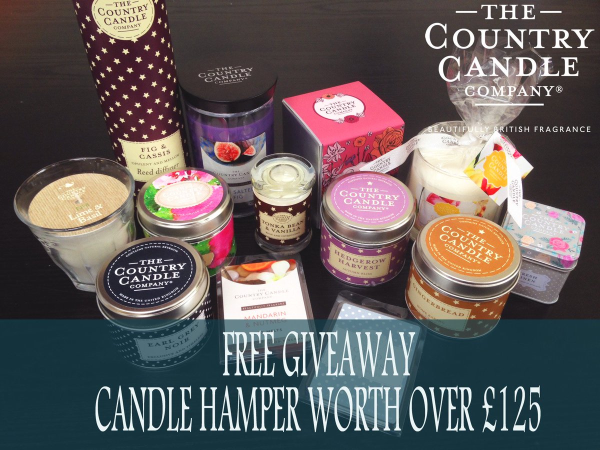 CountryCandleEU's tweet photo. #WIN this HAMPER worth over £125!
To enter RT and FOLLOW us!
For more chances enter again on our Facebook &amp; Instagram! 
Closes 18th August. https://t.co/BxRy0uADDw