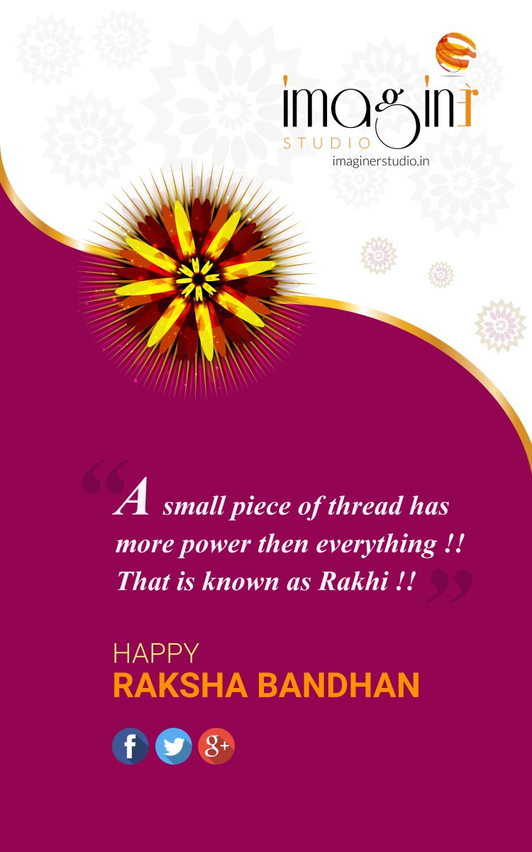 ImaginerStudio's tweet photo. Special thread of Love &amp; Strength. 
Happy Raksha Bandhan !
#BondofLove #Care #Festival #RakshaBandhan
https://t.co/AWuWyFx2xs https://t.co/M9YXAlEQQo
