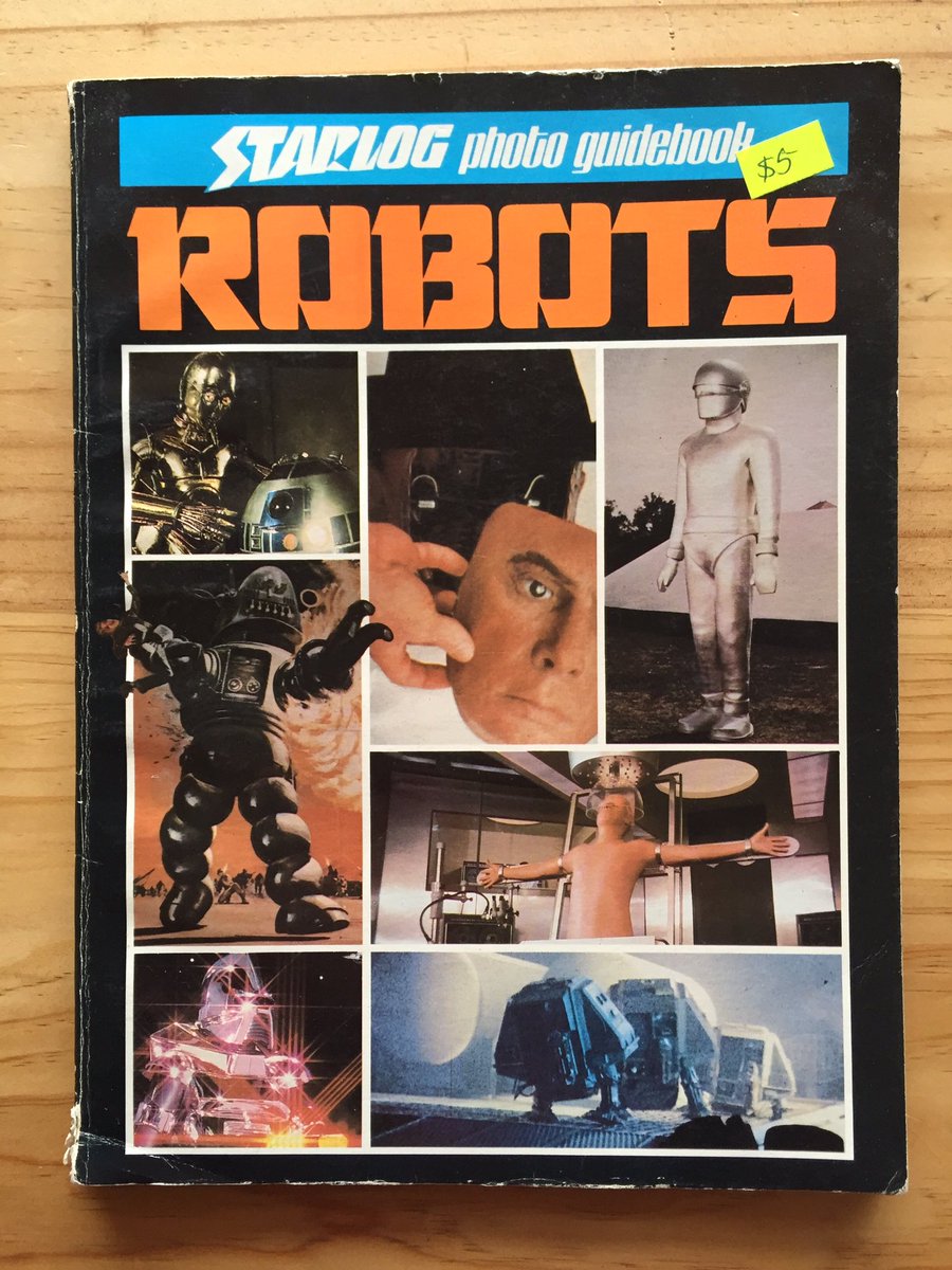 WeirdAndRetro's tweet photo. #RetroHuntMonday ROBOTS… as a kid of the #80s they captured my imagination and made it go wild! So, I couldn't resist this book for 5 bucks! https://t.co/QBOWHIX27k