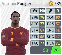 Hermanscavalera's tweet photo. I have just bought Antonio Rüdiger in #dreamleaguesoccer https://t.co/T4W9sXJrMv