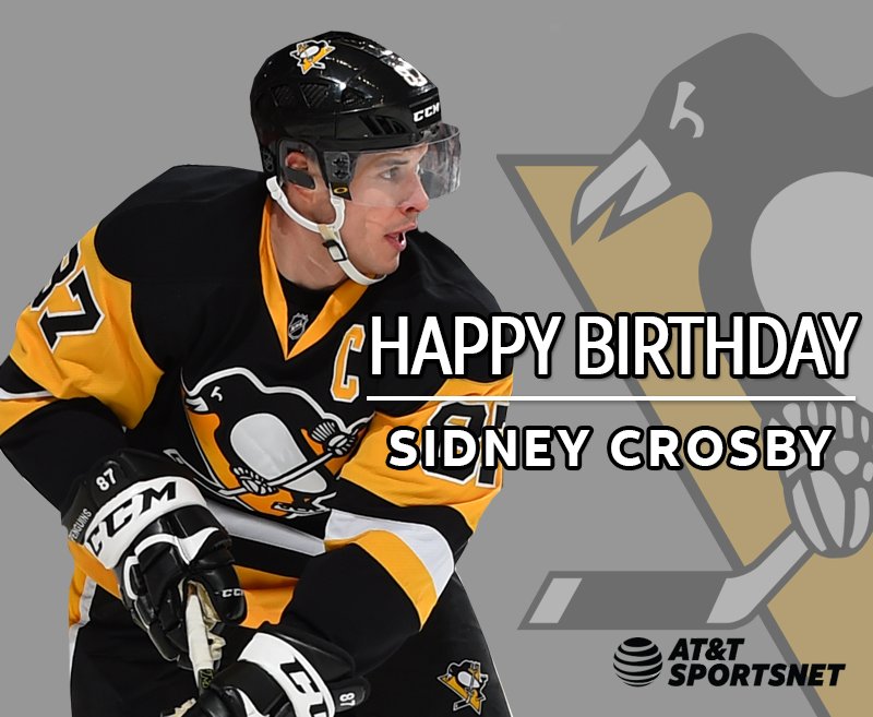 Happy Birthday to Sidney Crosby! 