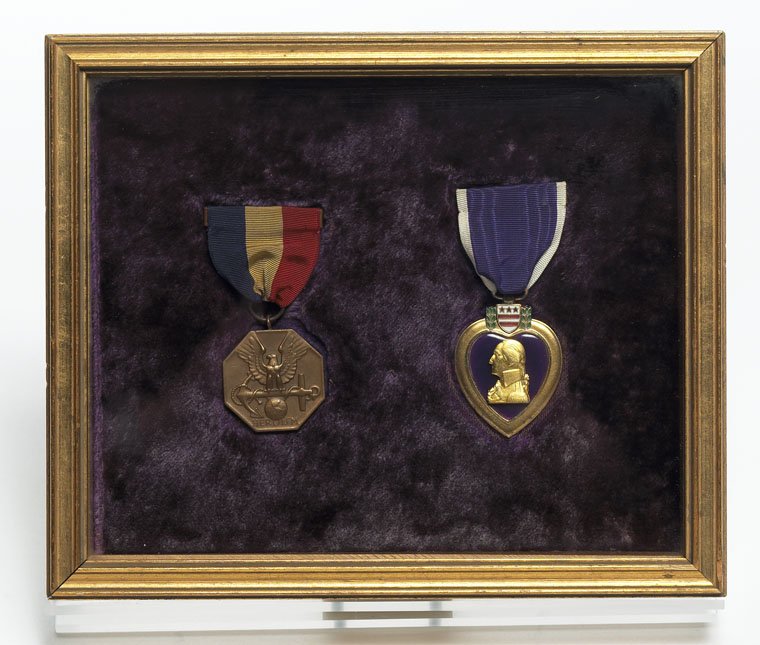 JFKLibraryFdn's tweet photo. JFK received a Purple Heart "for injury received as a result of enemy action in the South Pacific Area." #PurpleHeartDay https://t.co/XM7hFDOwgS