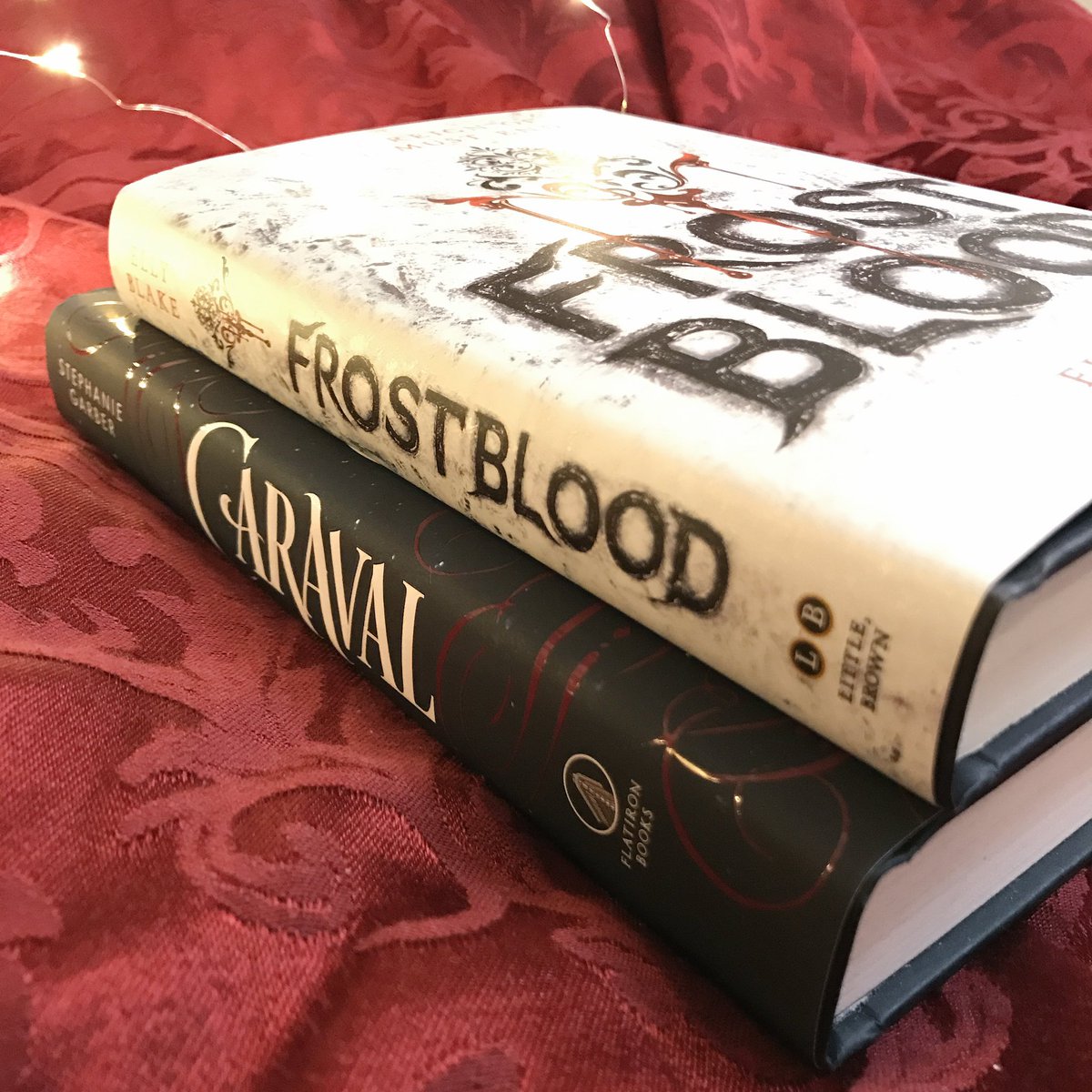 thebooktraveler's tweet photo. 📚😎☀️ End of Summer Giveaway! RT &amp; Follow to win signed copies of #Caraval &amp; #Frostblood! Open INTL. Ends 8/28 @SGarberGirl @elly_blake https://t.co/lWCQE7UT7A