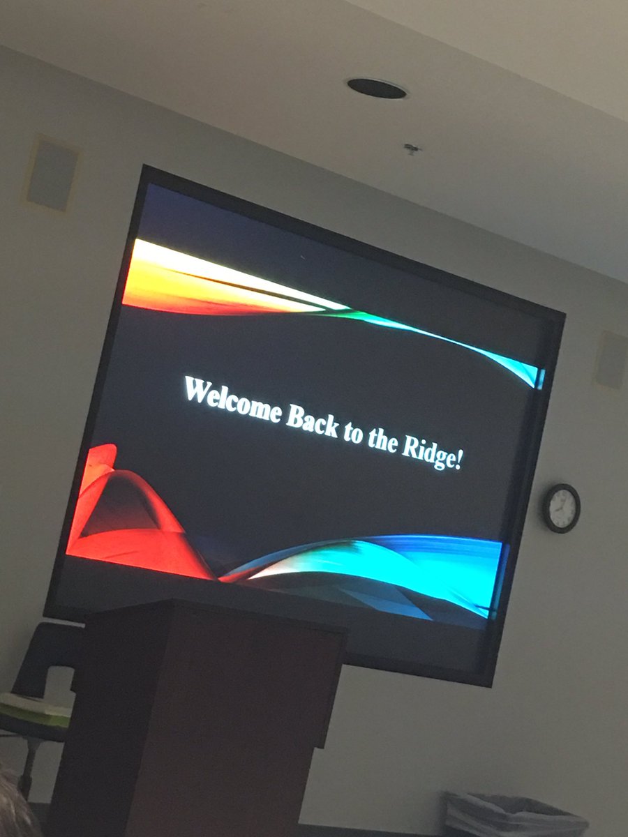 fossilridgeRN's tweet photo. Good morning from The Ridge!!! Welcome back all faculty and staff!! Here's to a great school year🎊🎉 https://t.co/l1iT25vlhm