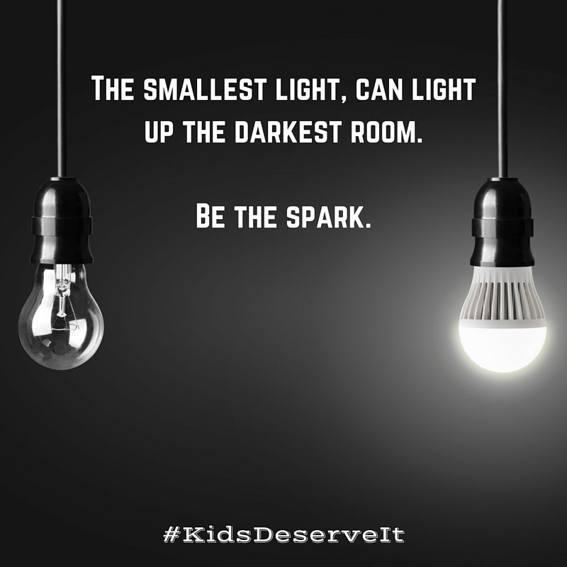 KidsDeserveIt's tweet photo. Be. The. Spark. #KidsDeserveIt #MondayMotivation #edchat #CelebrateMonday #leadupchat #sunchat https://t.co/grlKqwogpB