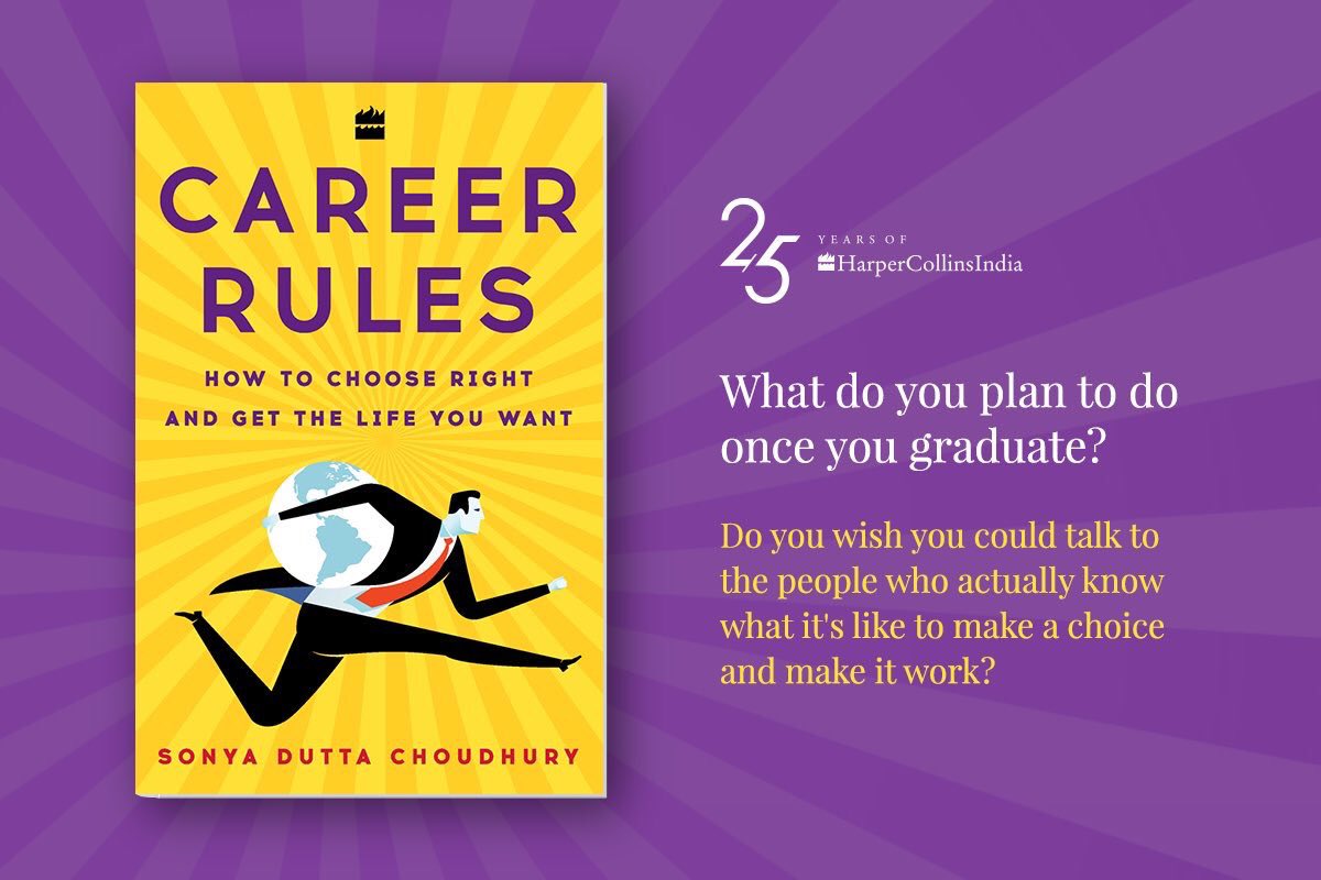 HCIBusiness's tweet photo. #CareerRules by @sonyadc is a helpful nudge towards the life you want. Know More: https://t.co/lkvvGJhtws https://t.co/QYuRDD8Pj4