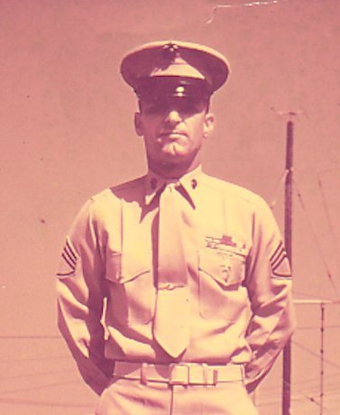 SSGT Robert Clark, #USMC. Okinawa, 1962. Decorations incl #purpleheart, #PUC, Korea/UN service. #50cal #5thMarines #purpleheartday