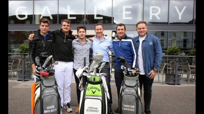 nhbrtour's tweet photo. ��| Niall e a equipe da @modestgolf no @gallerybelfast, hoje. https://t.co/MrWpThYTWE