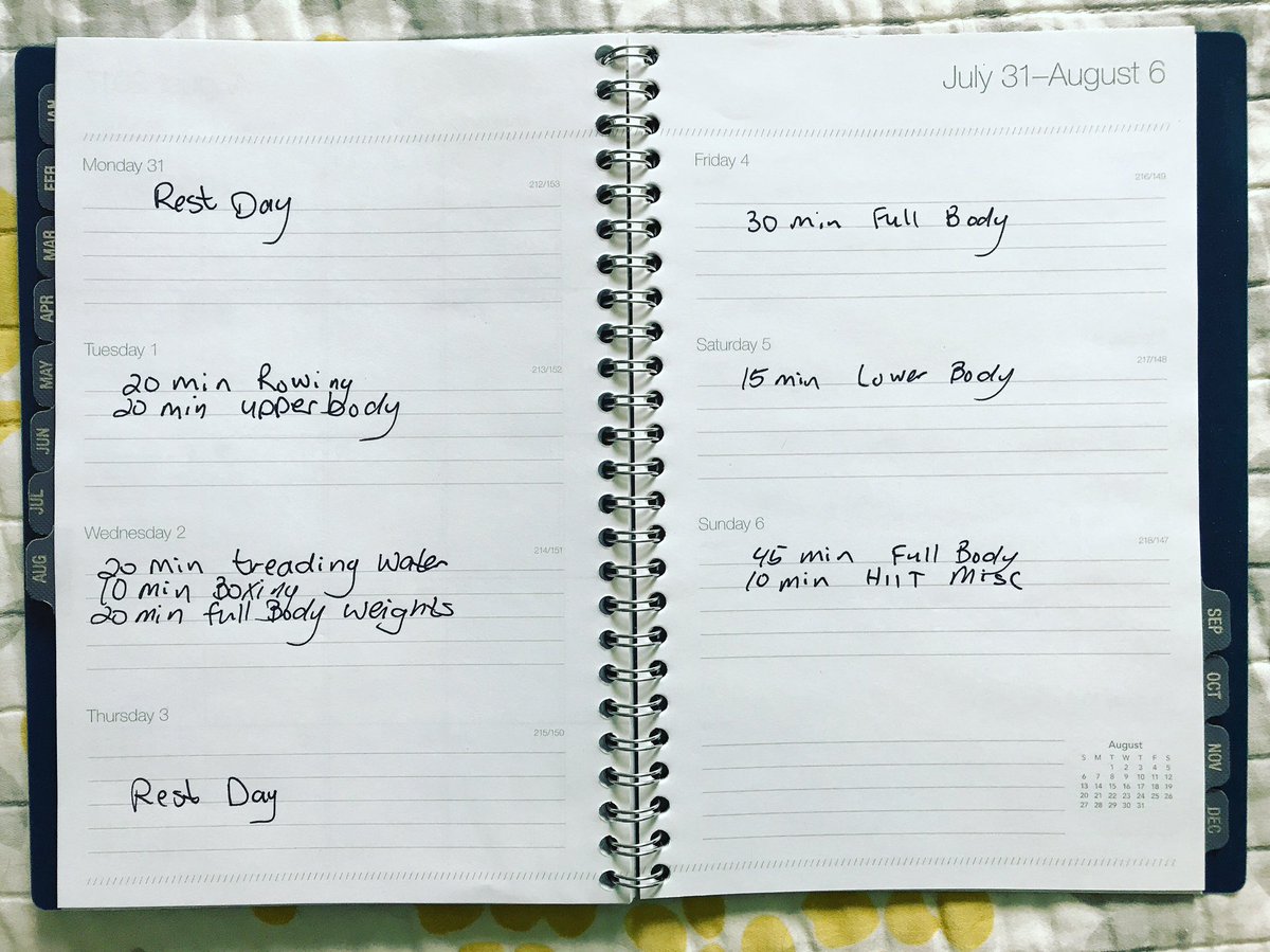 Vividtraining1's tweet photo. Here is my accountability calendar from last week! #workoutcalendar #accountabilitycalendar  #fitnessmotivation https://t.co/hPtW2iOmkL