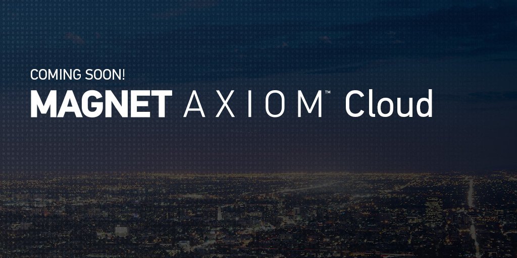 MagnetForensics's tweet photo. Announcing a new solution for pulling data from cloud-based services: Magnet AXIOM Cloud! Sign up for updates: https://t.co/FxHPxAlAL5 https://t.co/zwcxUmIQ2z