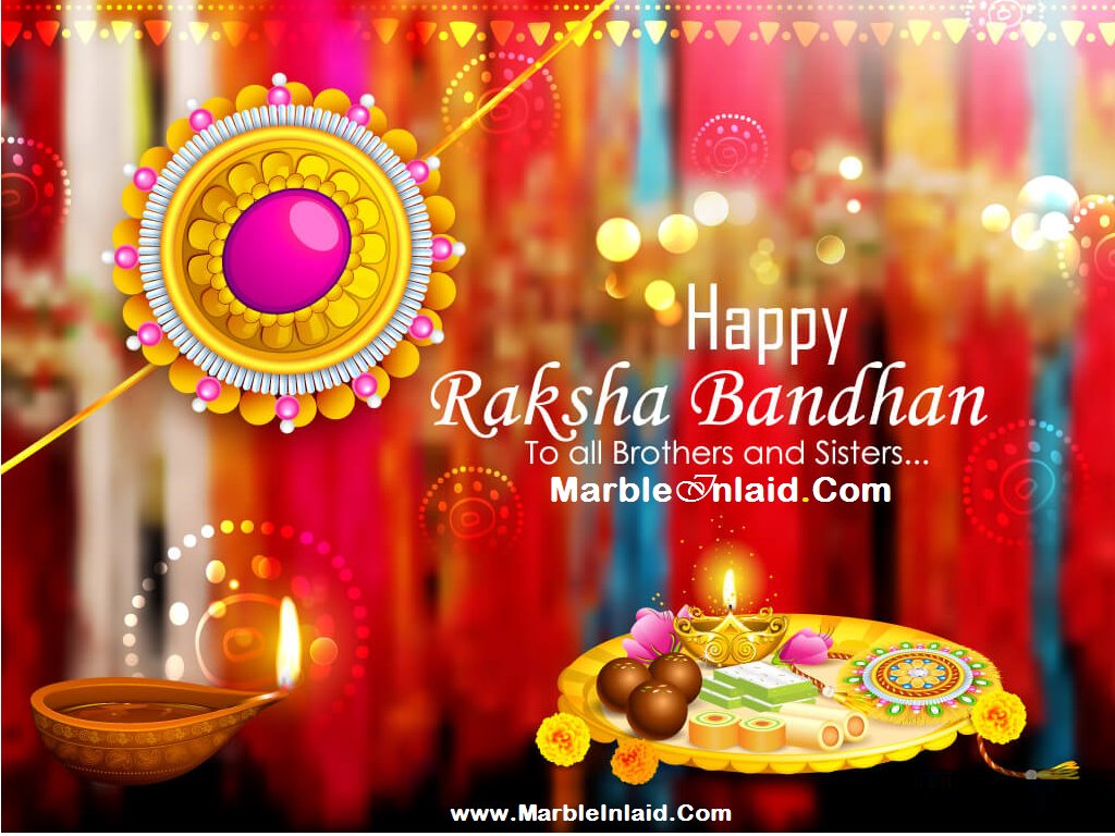 Marbleinlaid's tweet image. "All other festivals may be very colourful but no festival is as powerful as #RakshaBandhan. It makes our bond stronger and stronger.