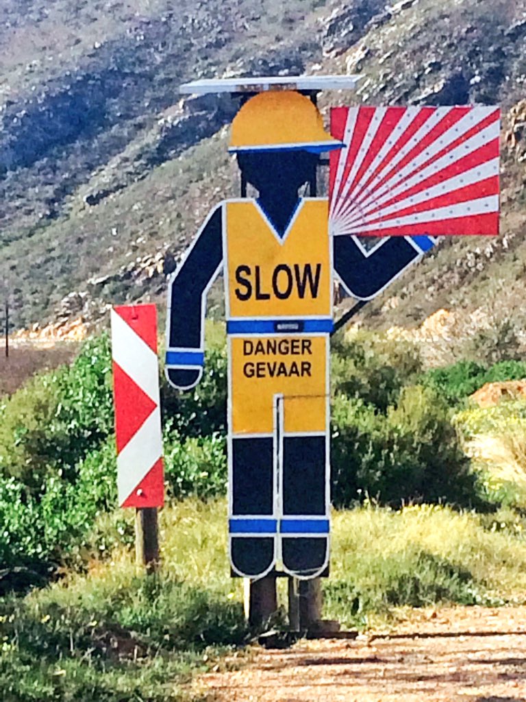 The sites on Route 62 always special  - even waiting at the road works stop/go is unique #Route62