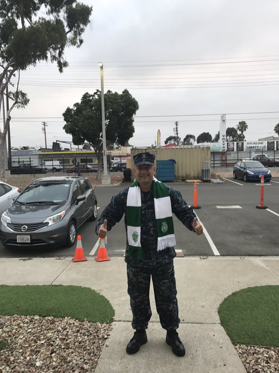 Sporting160EN's tweet photo. Good morning from San Diego California USA. Going to work now 👍 https://t.co/zW3MfHMxzy