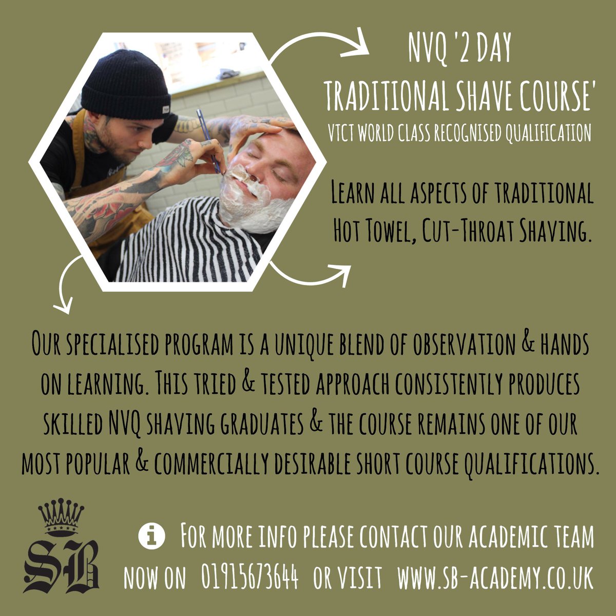 sb_academies's tweet photo. An absolute must for all barbers... #cutthroatshave #barberingacademy https://t.co/03Q2U0xQOG