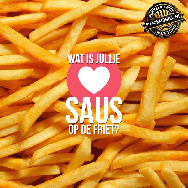 snackmobiel's tweet photo. Wat is jullie favoriete saus voor bij de friet? #friet #snackmobiel #frietwagen #food https://t.co/azSAl5gvUS