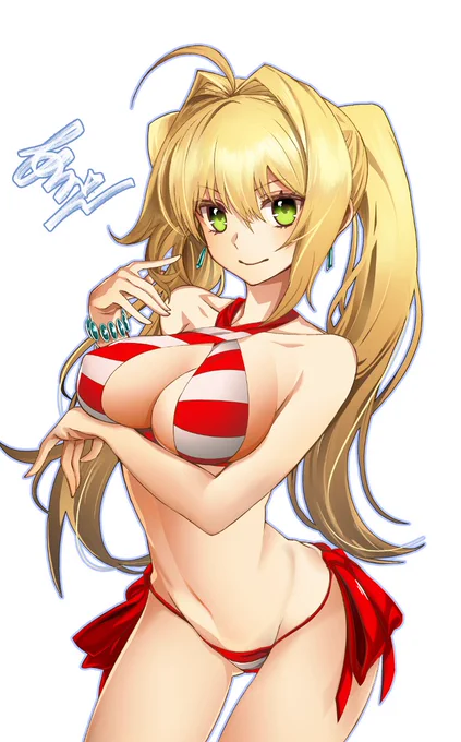 「 Fate/Grand Order 」より、「 ネロ ・ クラウディウス ( 水着 )」を描いてみました。
新イベントが今からとても楽しみです(*^ワ^*)!! 