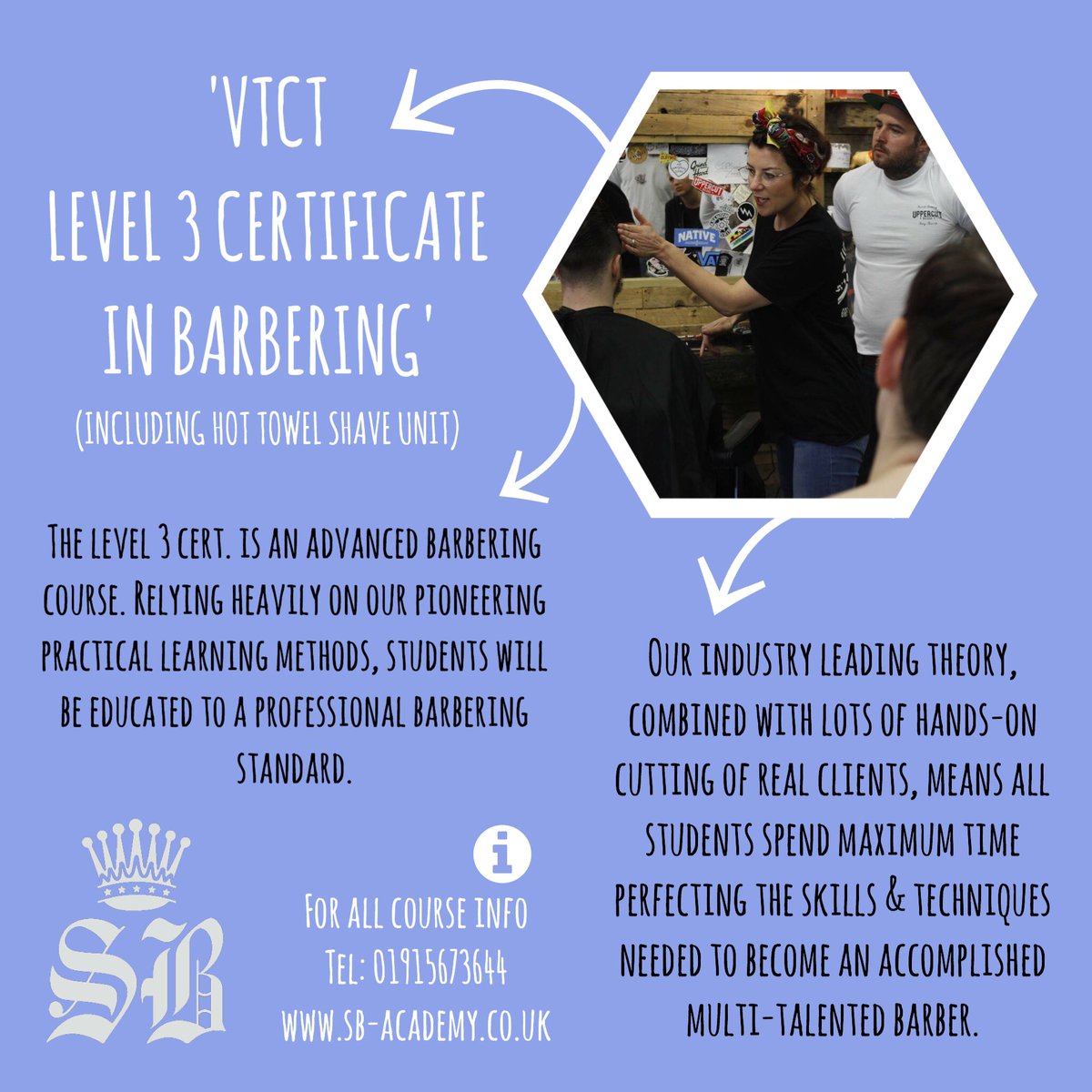 sb_academies's tweet photo. Improve on your existing barbering skills with our advanced course... #barberingacademy #sbbarberingacademy #barbers #barbering https://t.co/esNtMxI0rS