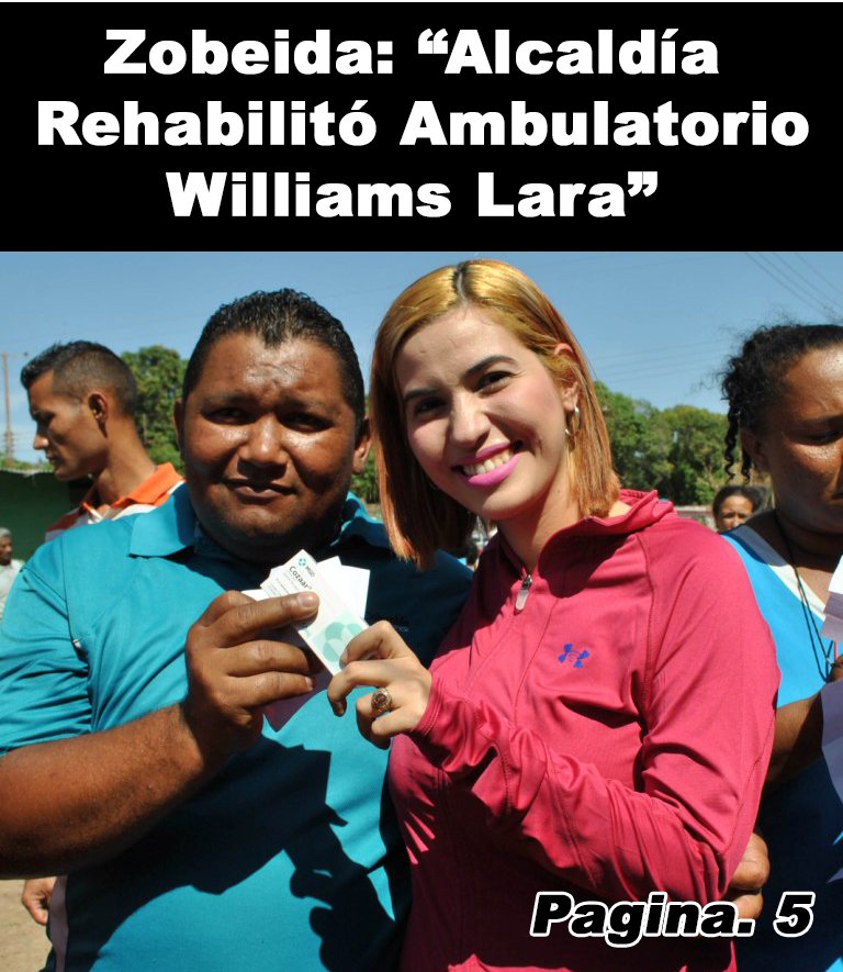alcaldiabmfm's tweet photo. #FelizLunes Zobeida: @elhinnaoui “Alcaldía Rehabilitó Ambulatorio Williams Lara”  #GuaricoEsPaLanteQueVamos #EficienciaONada https://t.co/qezNwfG28k