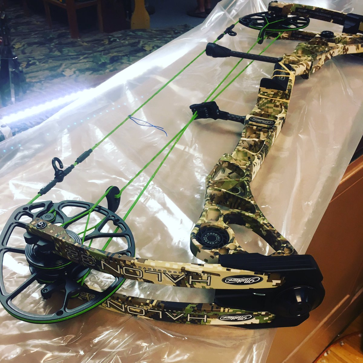 Newagefishing's tweet photo. My new @Mathews_Archery Halon32! #halon32 #bowhunting #qad #blackgold https://t.co/B075TbG6fr