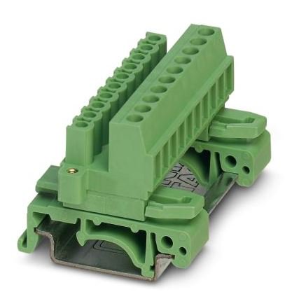 JimDunbarPxC's tweet photo. Pluggable terminal blocks on a DIN rail from @PhoenixContact.  Check them out at https://t.co/0ad4LBYwq6, webcodes #0787 and #0788. https://t.co/miFQzRTiJV